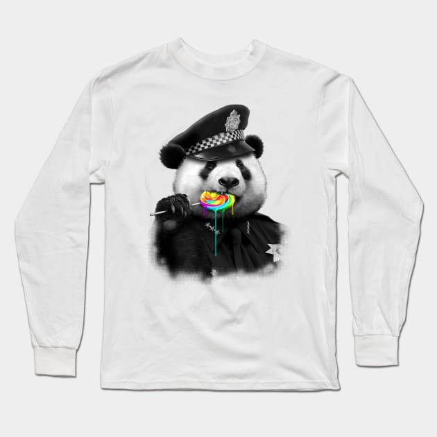 LOLLYPOP COP Long Sleeve T-Shirt by ADAMLAWLESS